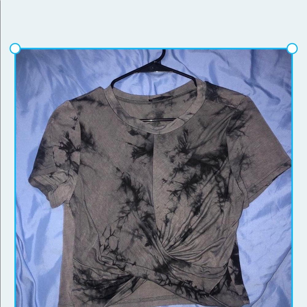 SHEIN Tie Dye Crop Top sz L